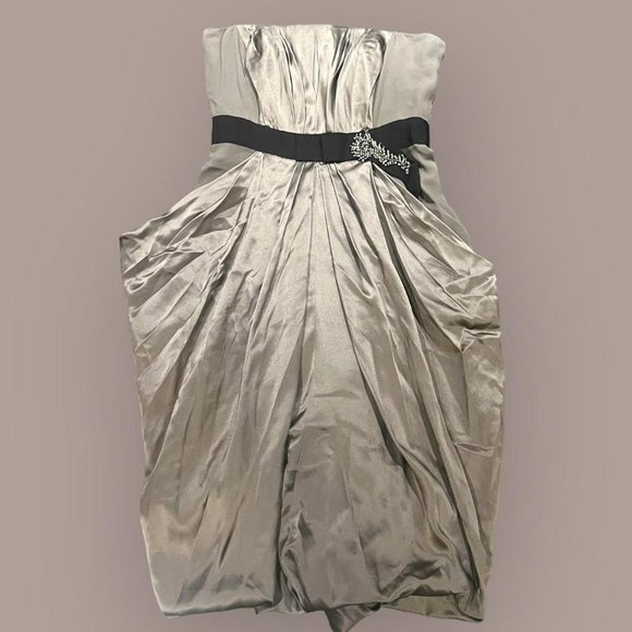 Designer J Mendel Strapless Dress - Picture 1 of 5